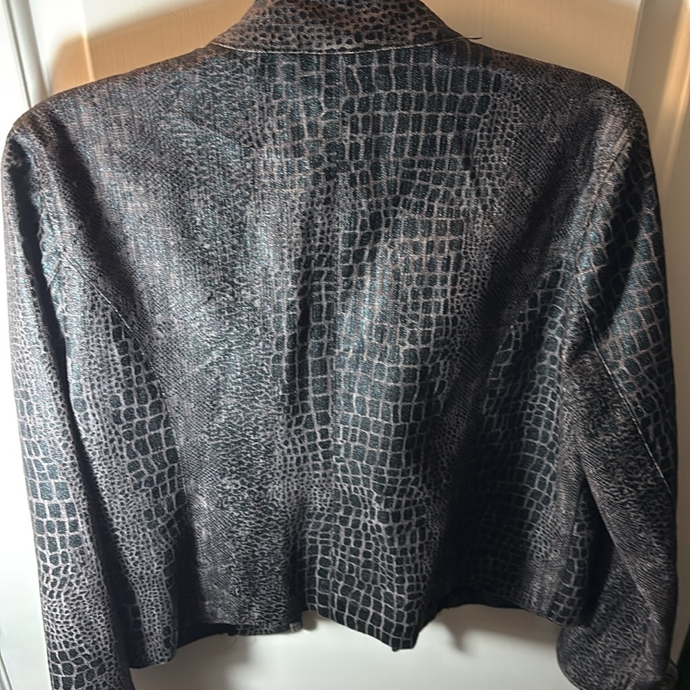 Dress Barn, Jacket, Alligator Pattern - image 4